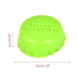 Silicone beer bottle cap - reusable stopper - 6 piecesBar supply