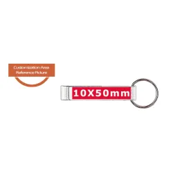 Aluminium blik-/flesopener - met sleutelhanger - gratis gravure op maat - 100 stuksBar producten