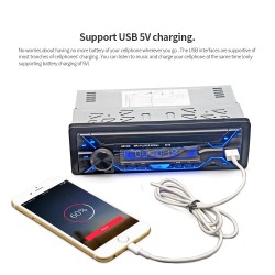 Bluetooth car radio - 1din - AUX - FM / MP3 / WMA / USB / SD cardDin 1