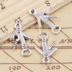 Mes / flesopener - zilveren antieke hangers - voor het maken van sieraden - 20 stuksArmbanden