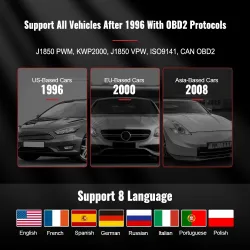 MUCAR CDE500 - full OBD2 scanner - code reader - DTC lookup - car diagnostic toolDiagnosis
