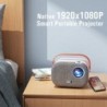 BYINTEK K16 PRO - tragbarer Mini-LED-Projektor - Full HD - 1920*1080P - 4K - LCD - Android 9 - WLAN - 1080P
