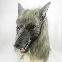 Gruseliges Kostüm - Wolfsmaske - Full Face - Halloween - Party / Festivals