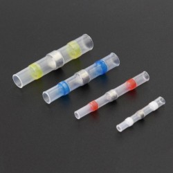 Solder seal sleeve - heat shrink - transparent - waterproof - electrical wire connectorSoldering