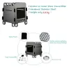 Hout/alcohol kachel - opvouwbaar - outdoor / camping BBQ - RVS - met tasBarbecue - BBQ