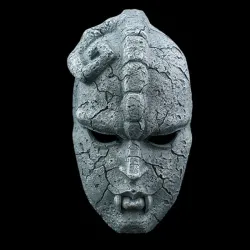Stenen spook - hars volgelaatsmasker - Halloween - carnavalMaskers