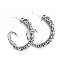 Gothic / Punk - octopus tentacles - stud earringsEarrings