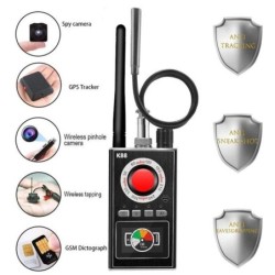 AI intelligentes Abhören - Anti-Spy / Detektor für versteckte Kameras - GSM / GPS-Tracker - Finder