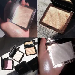 Glanzende highlighter - geperst poeder - gouden bronzerMake-Up
