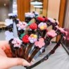 Kleurrijke hoofdband - met te openen decoratieve bloemen / fruit / tekenfilmdierenHaarspelden