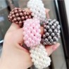 Scrunchie with pearl beads - elastic hair bandHair