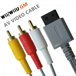 Wii AV-kabel - 1.8m RCA - video - audioWii & Wii U
