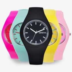 Trendy siliconen horloge - ultradun - unisexHorloges