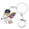 Emaille sleutelhanger - met cupido engelSleutelhangers
