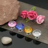Elegante meubelknoppen - glas ruitvormMeubels
