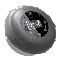 Bluetooth - draadloos - draagbaar - douchespeaker - waterdicht - met microfoon - FM - LCD-displayBluetooth Luidsprekers