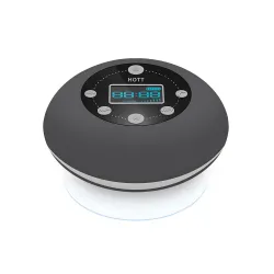 Bluetooth - wireless - portable - shower speaker - waterproof - with microphone - FM - LCD displayBluetooth speakers
