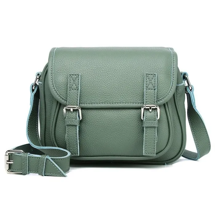 Elegant shoulder bag - genuine leatherBags