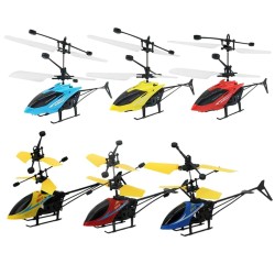 Mini-Drohne – fliegender Helikopter – Infrarot-/Induktionsspielzeug – LED-Leuchten
