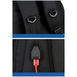 Fashionable backpack - 15.6 inch laptop bag - USB charging portBackpacks