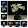 LED 3D lamp - night light - USB - touch switch / remote control - cartoon figuresLights & lighting