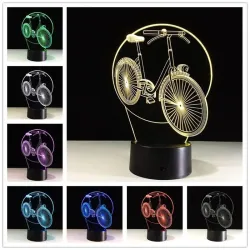 LED 3D lamp - night light - USB - touch switch / remote control - cartoon figuresLights & lighting