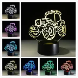 LED 3D lamp - night light - USB - touch switch / remote control - cartoon figuresLights & lighting