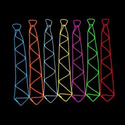 Creatieve LED stropdas - flexibele verlichte draad - feest - HalloweenMaskers
