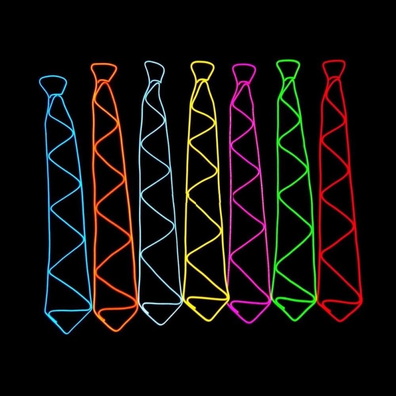 Creatieve LED stropdas - flexibele verlichte draad - feest - HalloweenMaskers
