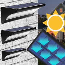 LED-Solarleuchte für den Außenbereich - wasserdichte Wandleuchte - mit Bewegungssensor