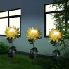 Chrysant bloemvormige lamp - tuinlamp - solar - LED - waterdichtSolar verlichting