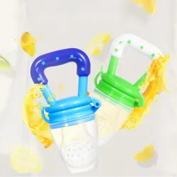 Babyfopspeen - vers voerbakje - sappen - melk - siliconen zeefnetje - 10 stuksBaby