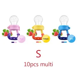 Babyfopspeen - vers voerbakje - sappen - melk - siliconen zeefnetje - 10 stuksBaby