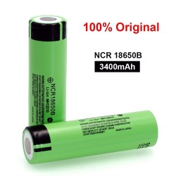 18650 Lithium oplaadbare batterij - 3.7V - 3400mAh - NCRBatterijen