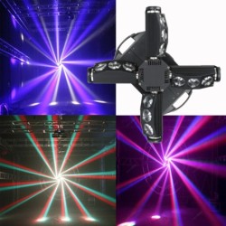 LED-Bühnenlicht - Cross Moving Head - DMX-Steuerung - Laserprojektor
