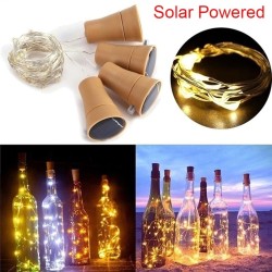 Flessenkurk op zonne-energie - slinger - LED - nachtlampjeSolar verlichting