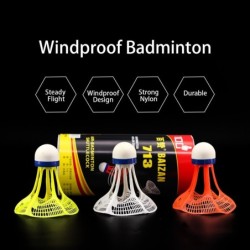 Badmintonshuttle - kunststof bal - origineel - 3 stuksBadminton