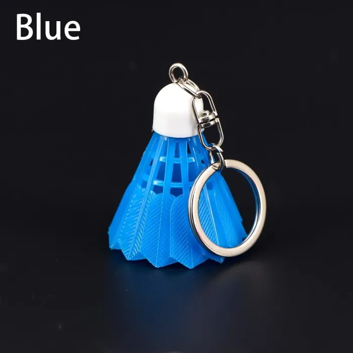 Mini badmintonshuttle - sleutelhangerSleutelhangers