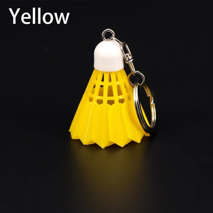 Mini badmintonshuttle - sleutelhangerSleutelhangers