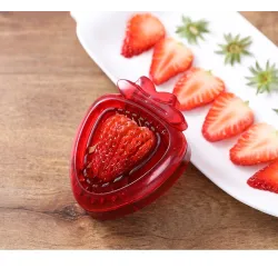 Aardbeiensnijder - fruitsnijderBestek