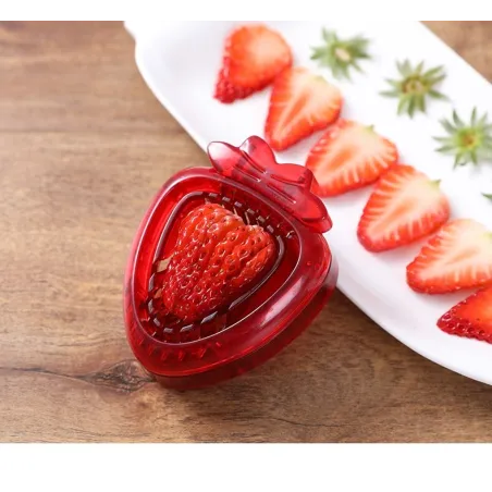 Aardbeiensnijder - fruitsnijderBestek