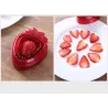 Aardbeiensnijder - fruitsnijderBestek