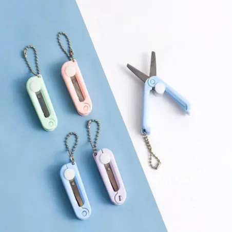 Mini kleurrijke schaar - intrekbaar - opvouwbaarMultitool & Zakmes