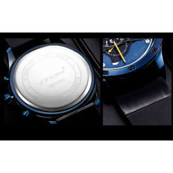 SINOBI - stijlvol creatief quartz horloge - rubberen bandHorloges