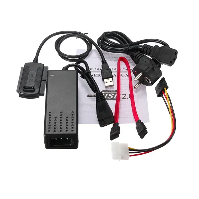 USB 2.0 naar SATA IDE 2.5 / 3.5 - harde schijf kabel - converterHarde schijven