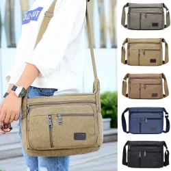 Retro canvas bag - adjustable shoulder strapBags