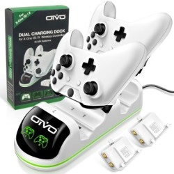 Duales Ladegerät – Ladestation – mit LED-Anzeige – für Xbox One – One S – One X Controller