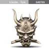 Auto / motor sticker - metalen embleem - 3D Japanse samuraiStickers