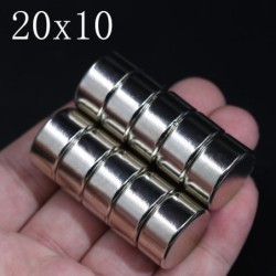 N35 - neodymium magneet - sterke ronde schijf - 20mm * 10mmN35