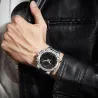 NAVIFORCE - modieus sporthorloge - quartz - analoog - leren band - waterdichtHorloges
